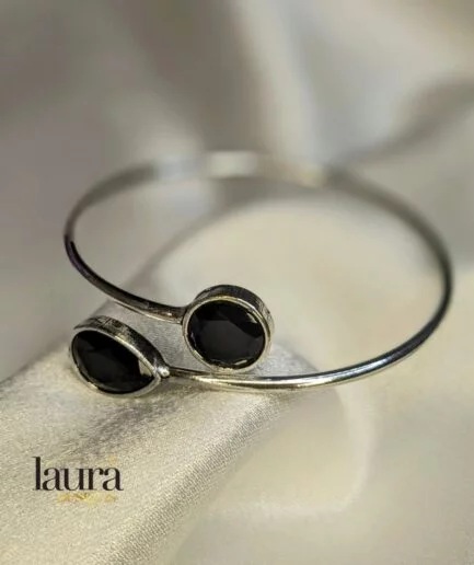 black stone bangle