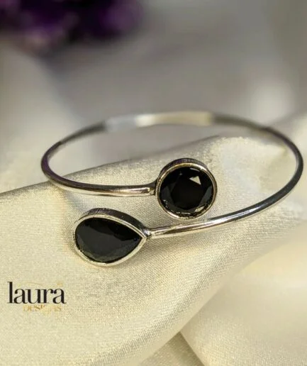 black stone bangle