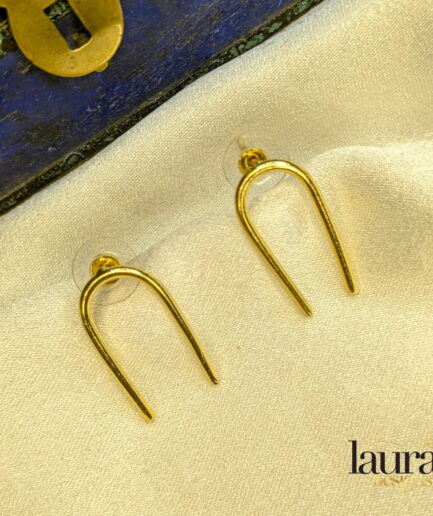 brass earrings
