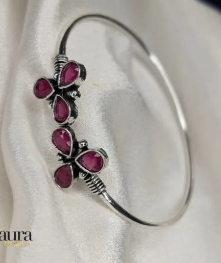pink stone bangle