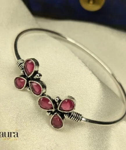 pink stone bangle