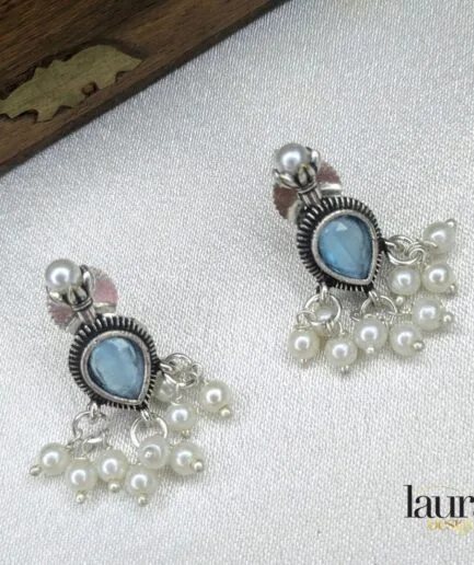 light blue earring