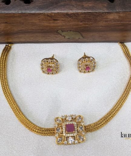 Simran Traditional Choker Necklace Set